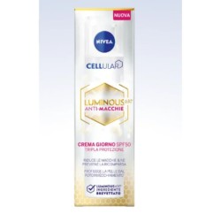 Foto della confezione di Nivea Luminous Antispot Crema Giorno Anti-Macchie Viso Protezione Solare SPF 50 40ml Foto della confezione di Nivea Luminous Antispot Crema Giorno Anti-Macchie Viso Protezione Solare SPF 50 40ml