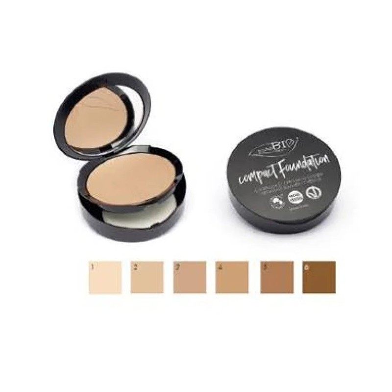 Confezione sigillata di Purobio Cosmetics Fondotinta Compatto 02 opacizzante per pelle uniforme 9 g Confezione sigillata di Purobio Cosmetics Fondotinta Compatto 02 opacizzante per pelle uniforme 9 g