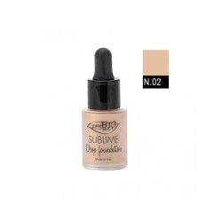 Scatola originale del prodotto Purobio Sublime Drop Fondotinta Leggero N°2 effetto naturale per incarnato uniforme 15ml Scatola originale del prodotto Purobio Sublime Drop Fondotinta Leggero N°2 effetto naturale per incarnato uniforme 15ml