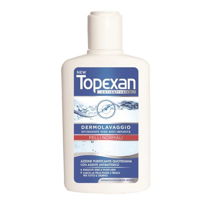 Foto della confezione di New Topexan Dermolavaggio detergente anti-impurità per pelle pulita 150ml Foto della confezione di New Topexan Dermolavaggio detergente anti-impurità per pelle pulita 150ml