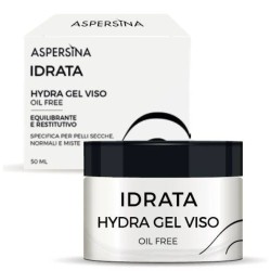 Aspetto del prodotto Aspersina Idrata Hydra Gel Viso idratante per pelli secche e miste 50ml Aspetto del prodotto Aspersina Idrata Hydra Gel Viso idratante per pelli secche e miste 50ml