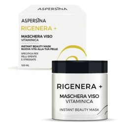 Packaging del prodotto Aspersina Rigenera + Maschera Viso Vitaminica per Pelle Luminosa e Rigenerata 100ml