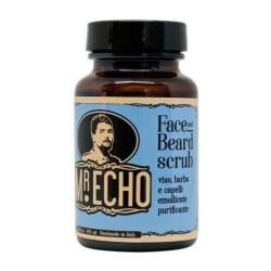 Scatola integra del prodotto Mr Echo Face And Beard Scrub esfoliante viso e barba per pulizia profonda 100ml