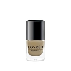 Foto illustrativa del packaging di Lovren Essential S20 Verde Kaki smalto lunga tenuta vegano 5ml