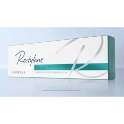 Presentazione grafica di Galderma Restylane Eyelight Filler Occhiaie per Sguardo Luminoso 0,5ml