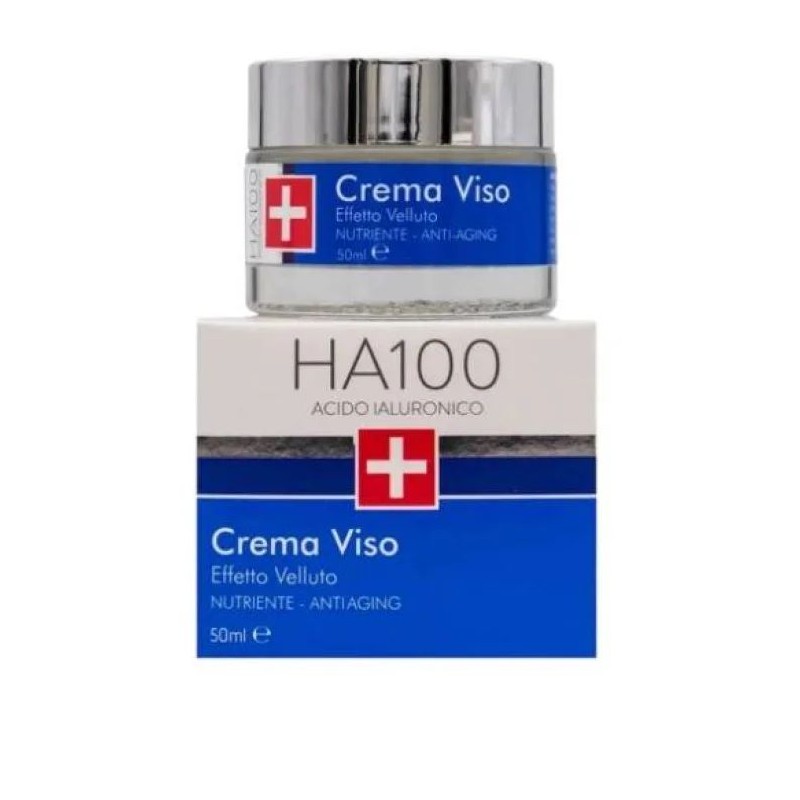 Vista del prodotto: E.f.a.s. Ha100 Crema Viso Nutriente Acido Ialuronico per Pelle Giovane 50ml Vista del prodotto: E.f.a.s. Ha100 Crema Viso Nutriente Acido Ialuronico per Pelle Giovane 50ml
