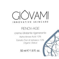 Aspetto del prodotto Giovami Renov Age Crema Idratante Rigenerante Viso antiage per idratazione e protezione solare 50ml