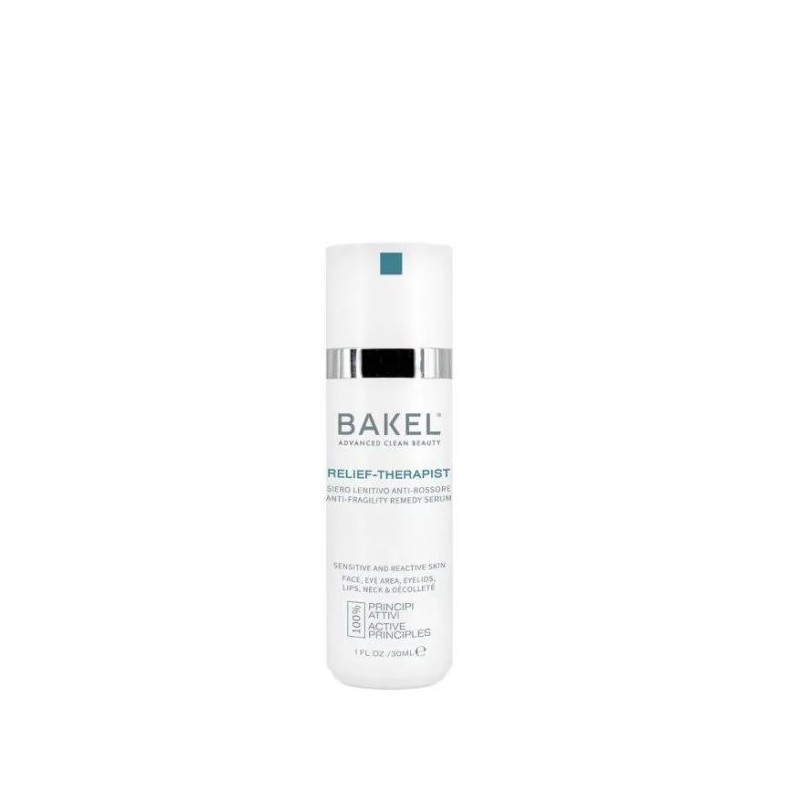 Visualizzazione chiara di Bakel Relief-Therapist siero viso lenitivo anti-rossore per pelle sensibile 30ml