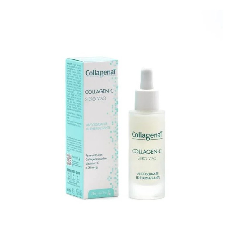 Foto ravvicinata di Collagenat Collagen C Siero Viso Antiossidante Pharmalife per Pelle Spenta 30ml Foto ravvicinata di Collagenat Collagen C Siero Viso Antiossidante Pharmalife per Pelle Spenta 30ml