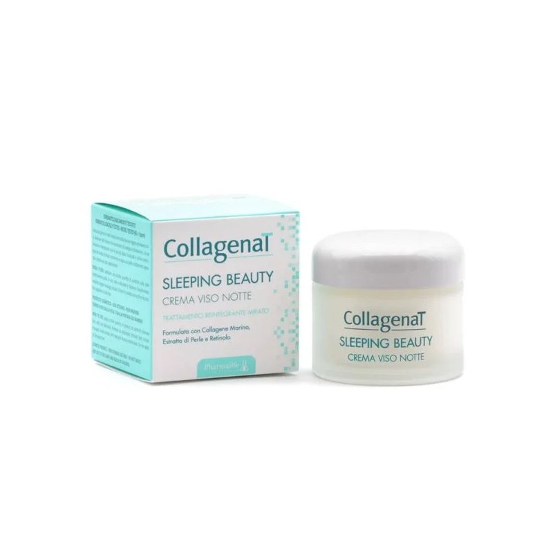 Immagine reale di Collagenat Sleeping Beauty Crema Notte Anti-Age per Pelli Mature 50ml: trattamento intensivo rigenerante Immagine reale di Collagenat Sleeping Beauty Crema Notte Anti-Age per Pelli Mature 50ml: trattamento intensivo rigenerante