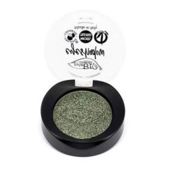 Presentazione grafica di Purobio Cosmetics Ombretto Compatto Verde per Make-up Occhi 1 Cialda