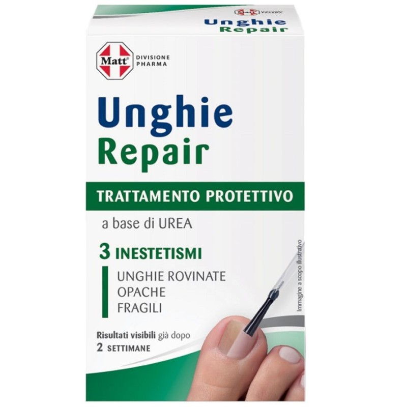 confezione di Matt Unghie Repair Trattamento Protettivo per Unghie Fragili e Rovinate Smalto 7ml confezione di Matt Unghie Repair Trattamento Protettivo per Unghie Fragili e Rovinate Smalto 7ml