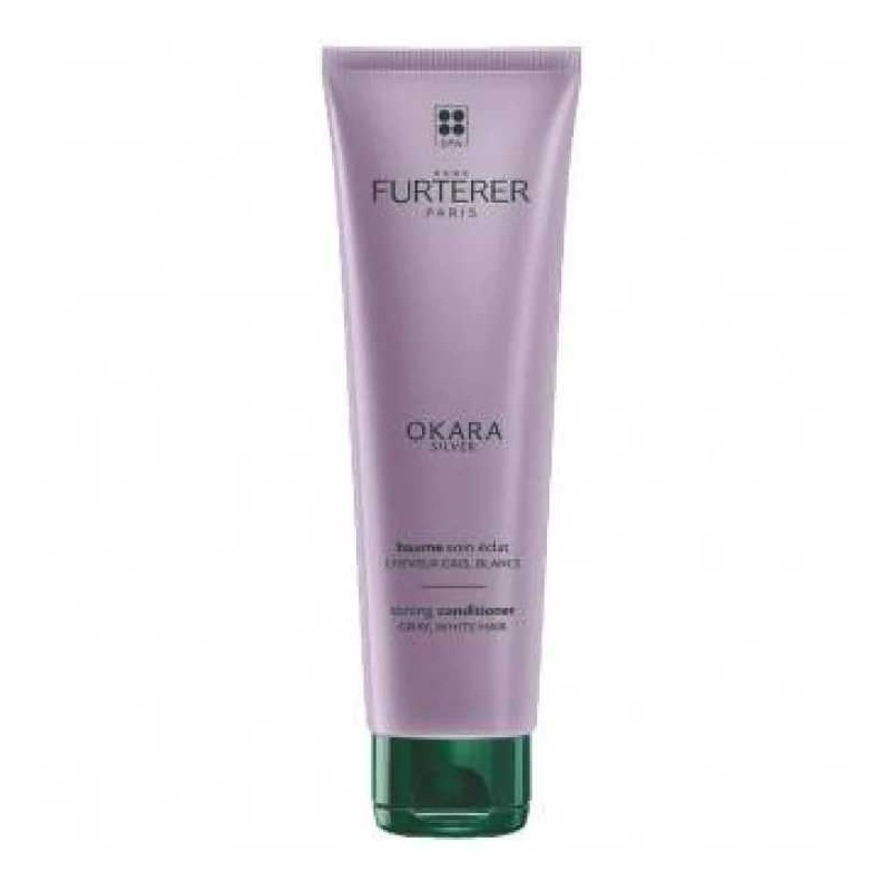 Confezione originale di Rene Furterer Okara Silver Balsamo Capelli Grigi e Bianchi 150ml Confezione originale di Rene Furterer Okara Silver Balsamo Capelli Grigi e Bianchi 150ml