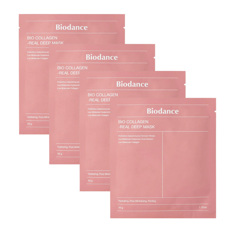 My-Kare Biodance Bio Collagen Maschera Viso Idratante e Rassodante 4 Pezzi My-Kare Biodance Bio Collagen Maschera Viso Idratante e Rassodante 4 Pezzi