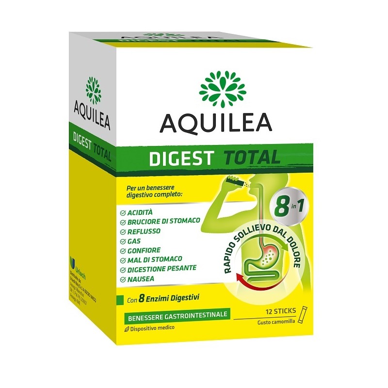 Aquilea Digest Total per Digestione e Acidità 12 Stick Aquilea Digest Total per Digestione e Acidità 12 Stick