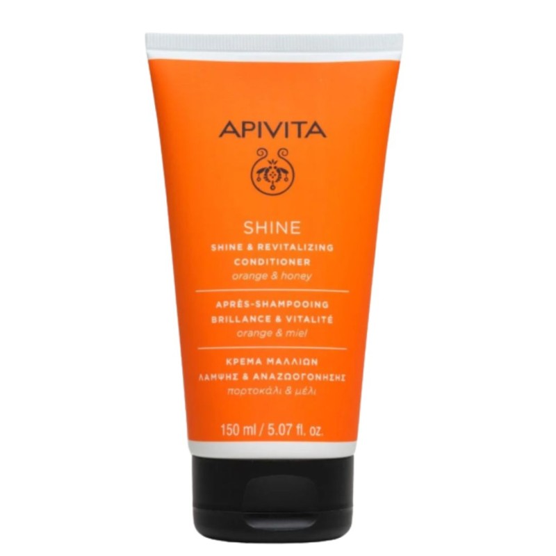 tubetto di Apivita Shine Balsamo Illuminante Rivitalizzante per Capelli Luminosi e Protetti 150ml tubetto di Apivita Shine Balsamo Illuminante Rivitalizzante per Capelli Luminosi e Protetti 150ml