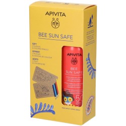 confezione di Apivita Bee Sun Safe Promo Kids Spray SPF50 protezione solare bambini spray 200ml