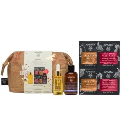 set Apivita Pochette Viso Bee Essential Oils routine viso naturale e completa formato viaggio set Apivita Pochette Viso Bee Essential Oils routine viso naturale e completa formato viaggio