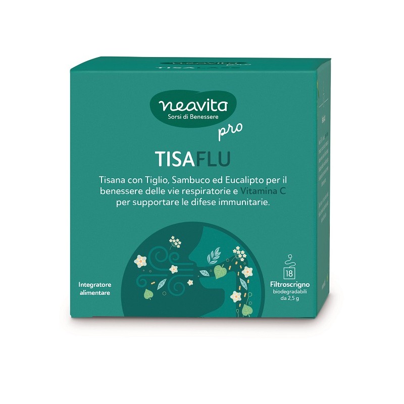 Neavita Filtroscrigno Tisaflu per Benessere Vie Respiratorie 18 Filtri Neavita Filtroscrigno Tisaflu per Benessere Vie Respiratorie 18 Filtri