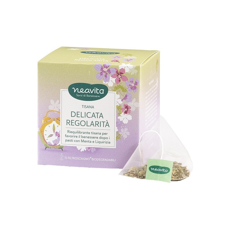 Neavita Filtroscrigno Delicata Regolarità per Benessere Intestinale 15 Filtroscrigno da 2,5g Neavita Filtroscrigno Delicata Regolarità per Benessere Intestinale 15 Filtroscrigno da 2,5g