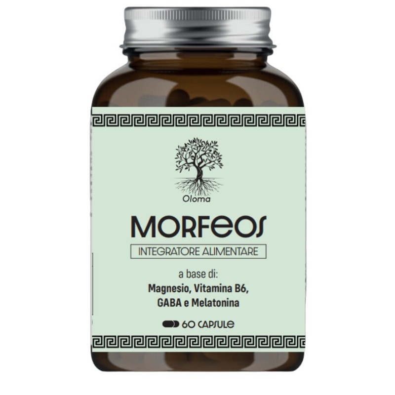 Morfeos Integratore per Sonno e Rilassamento 60 Capsule