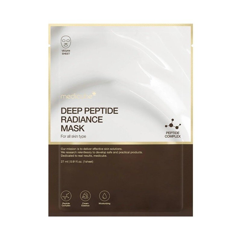 Medicube Deep Peptide Radiance Mask per Idratazione e Luminosità Pelle 27ml Medicube Deep Peptide Radiance Mask per Idratazione e Luminosità Pelle 27ml