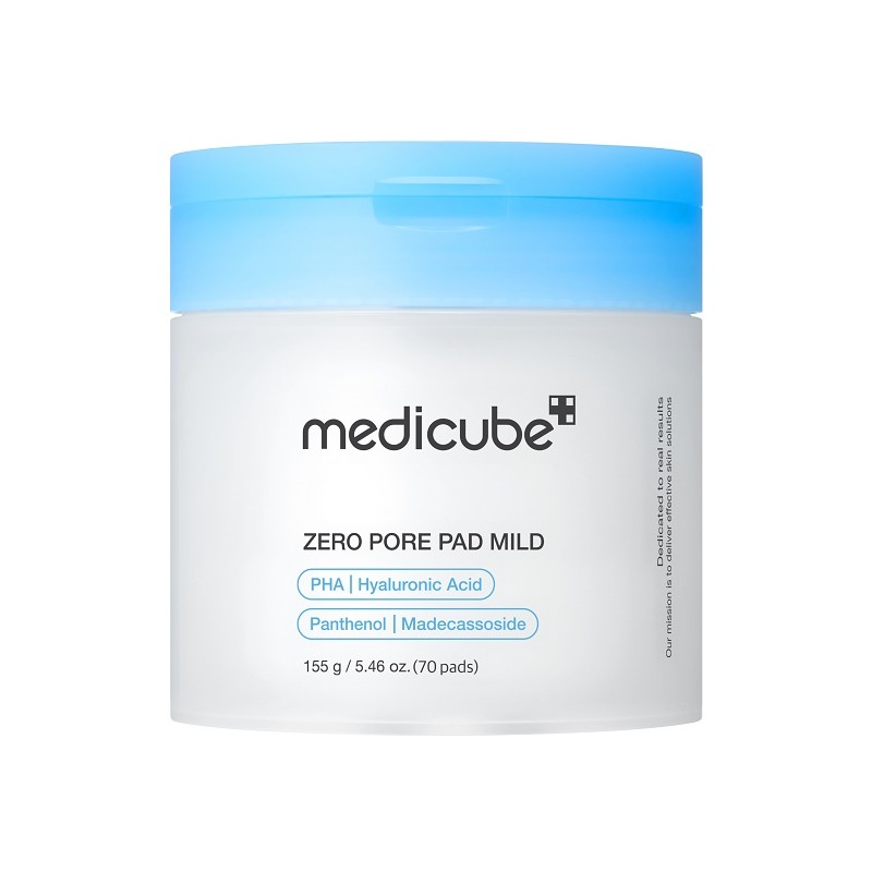 Medicube Zero Pore Pad Mild per Pori e Pelle Sensibile 70 Dischetti