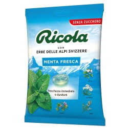 Ricola Menta Fresca caramelle alle erbe per freschezza e gola 70 g Ricola Menta Fresca caramelle alle erbe per freschezza e gola 70 g