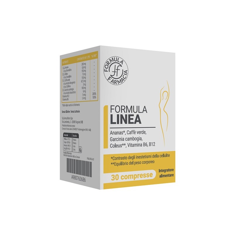 Formula Farmacia Linea Integratore Drenante e Metabolismo 30 Compresse Formula Farmacia Linea Integratore Drenante e Metabolismo 30 Compresse