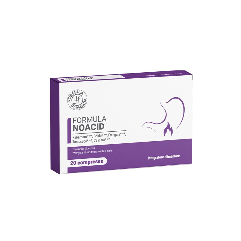 Formula Farmacia Noacid Integratore Digestione e Stomaco 20 Compresse Formula Farmacia Noacid Integratore Digestione e Stomaco 20 Compresse