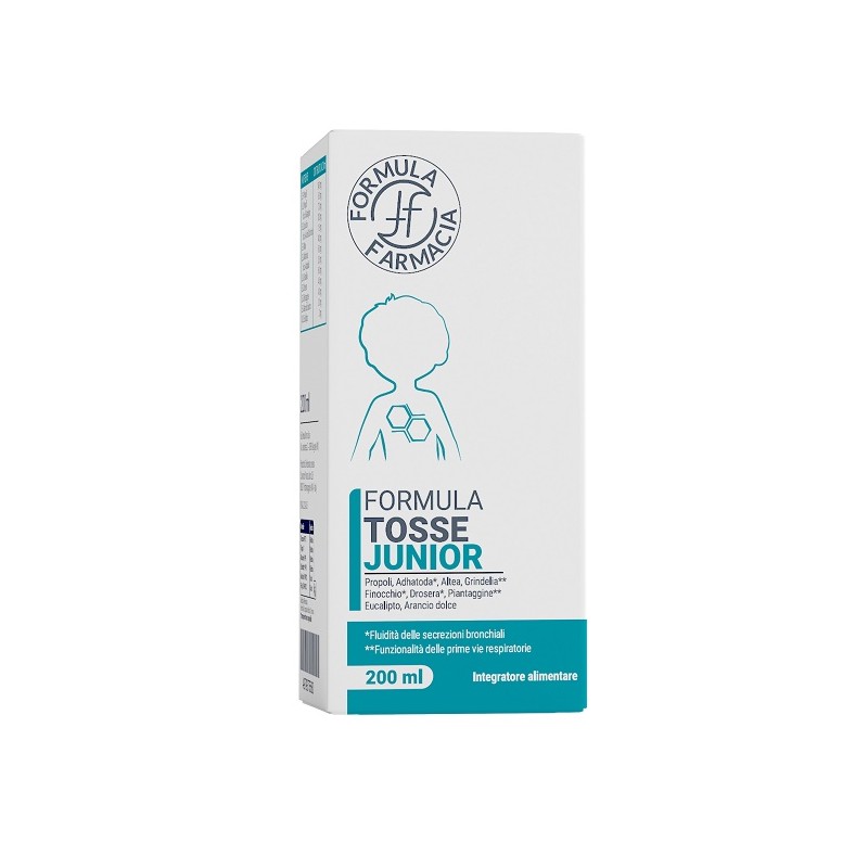 Formula Farmacia Tosse Junior Sciroppo per Tosse Bambini 200ml Formula Farmacia Tosse Junior Sciroppo per Tosse Bambini 200ml