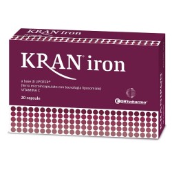 Kran Iron Integratore Ferro e Vitamina C 20 Capsule Kran Iron Integratore Ferro e Vitamina C 20 Capsule