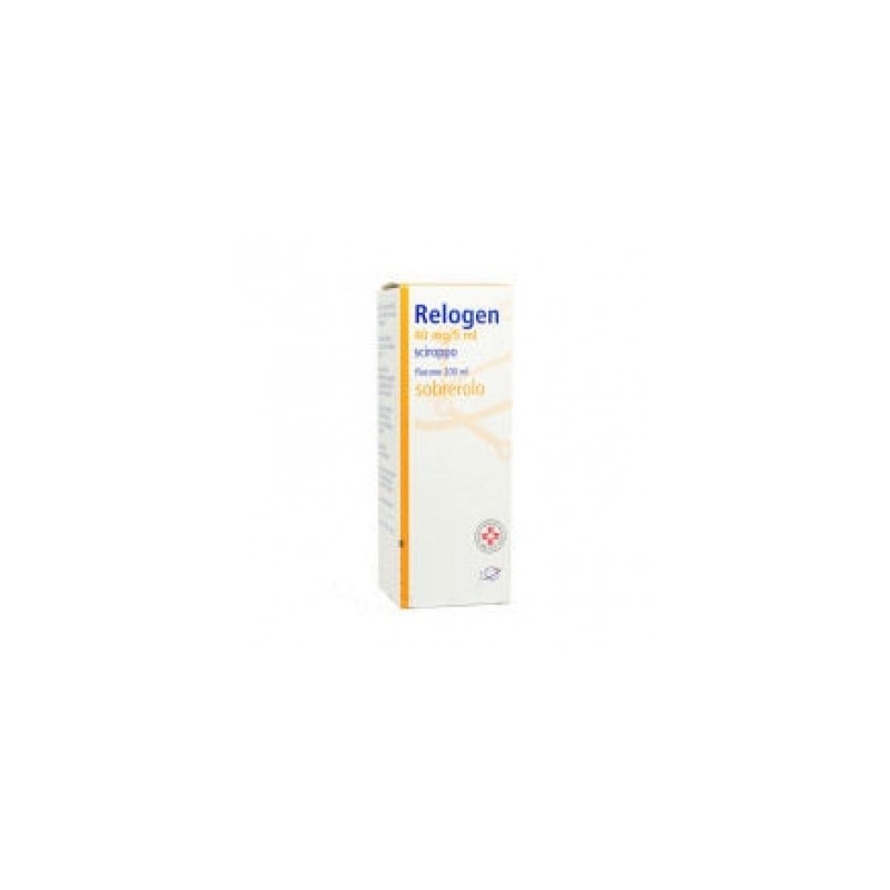 Relogen Sciroppo 40 mg/5 ml 200 ml Mucolitico per Tosse e Catarro