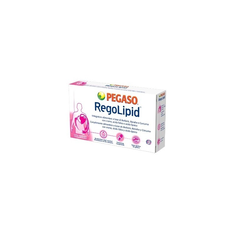 Regolipid Integratore per Metabolismo Zuccheri e Trigliceridi 30 Compresse Regolipid Integratore per Metabolismo Zuccheri e Trigliceridi 30 Compresse