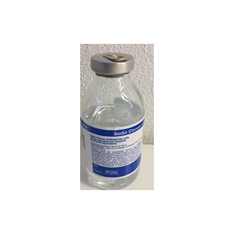 Sodio Cloruro Eurospital 0,9% Soluzione Per Infusione per Reintegrazione di Fluidi 100ml