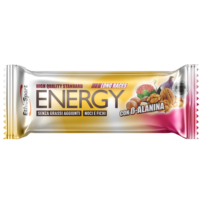 Ethicsport Energy Long Races Barretta Energetica con Beta-alanina per Resistenza e Recupero 40g Ethicsport Energy Long Races Barretta Energetica con Beta-alanina per Resistenza e Recupero 40g
