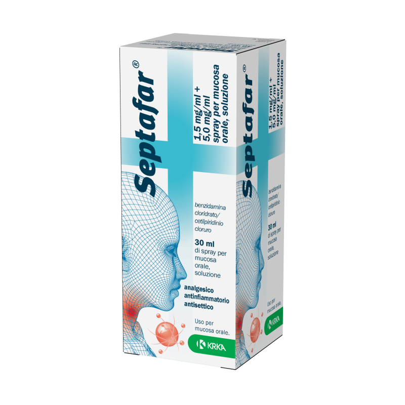 Septafar Spray Per Irritazioni Orali 15ml