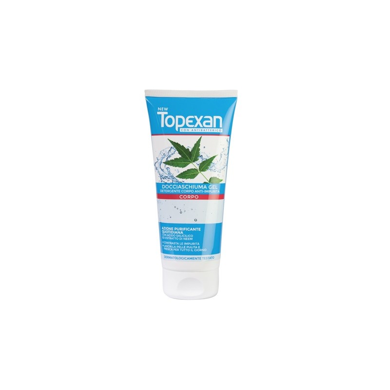 Soco New Topexan Docciaschiuma Gel per Pelle Impura e Brufoli Tubo da 200ml Soco New Topexan Docciaschiuma Gel per Pelle Impura e Brufoli Tubo da 200ml