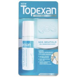 Formato di Soco New Topexan Sos Brufolo Gel Rapido Contro Brufoli e Imperfezioni Stick Roll-on 8ml Formato di Soco New Topexan Sos Brufolo Gel Rapido Contro Brufoli e Imperfezioni Stick Roll-on 8ml