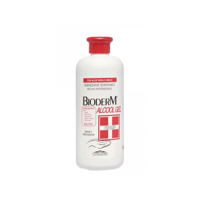 Farmoderm Bioderm Alcool Gel Igienizzante Mani per Igiene Mani 500ml Farmoderm Bioderm Alcool Gel Igienizzante Mani per Igiene Mani 500ml