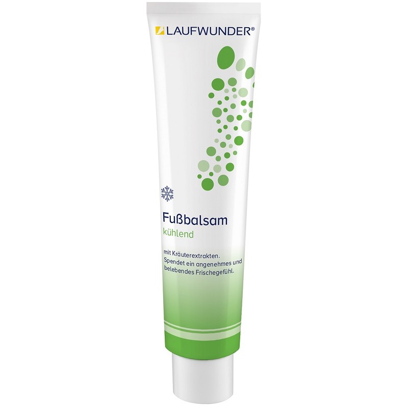 Tecniwork Laufwunder Crema Verde Rinfrescante per Sudorazione e Benessere Piedi 75ml