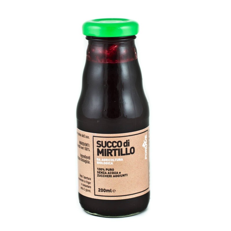 Forlive Succo di Mirtillo Bio per Benessere Vie Urinarie e Vista 200ml Forlive Succo di Mirtillo Bio per Benessere Vie Urinarie e Vista 200ml