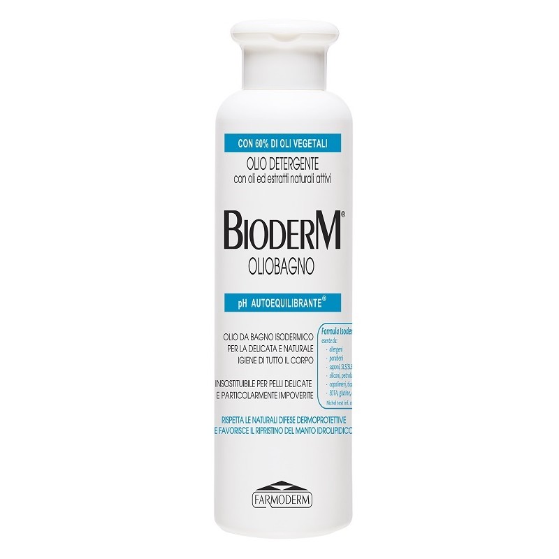 Farmoderm Bioderm Oliobagno pH Autoequilibrante per Detersione Delicata Pelle Sensibile 250ml Farmoderm Bioderm Oliobagno pH Autoequilibrante per Detersione Delicata Pelle Sensibile 250ml