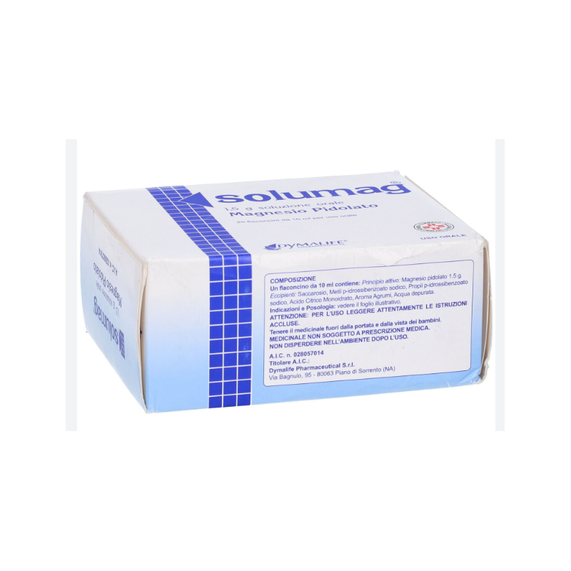 Solumag per Carenza di Magnesio 2,25gr Polvere Per Soluzione Orale 20 Bustine Monodose