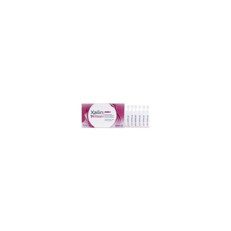 Xailin Wash Soluzione Sterile Oculare per Lavaggio 20 Flaconcini Monodose da 5ml Xailin Wash Soluzione Sterile Oculare per Lavaggio 20 Flaconcini Monodose da 5ml