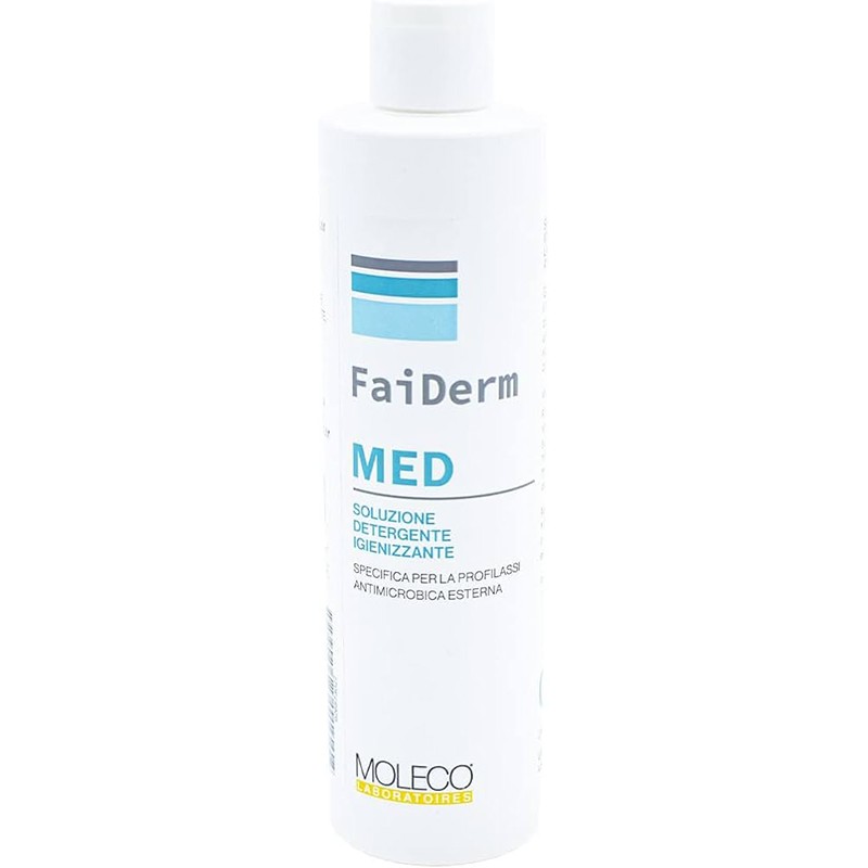 Moleco Farmaceutici Faiderm Med detergente igienizzante per mani e pelle 250ml Moleco Farmaceutici Faiderm Med detergente igienizzante per mani e pelle 250ml
