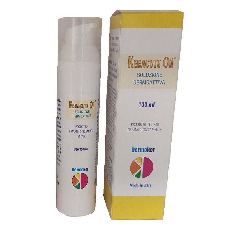 Dermoker Keracute Oil olio multifunzione per pelle sensibile e secca 100ml Dermoker Keracute Oil olio multifunzione per pelle sensibile e secca 100ml