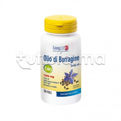 LongLife Olio Di Borragine Bio 1300mg 50 Perle