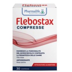 confezione di Pharmalife Research Flebostax Integratore per Microcircolo e Gambe Leggere 30 compresse confezione di Pharmalife Research Flebostax Integratore per Microcircolo e Gambe Leggere 30 compresse
