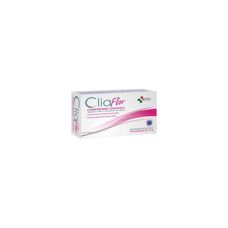 Cliaflor compresse vaginali per equilibrio flora vaginale 10 compresse Cliaflor compresse vaginali per equilibrio flora vaginale 10 compresse